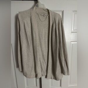 LOFT Women's Soft Cream Cardigan